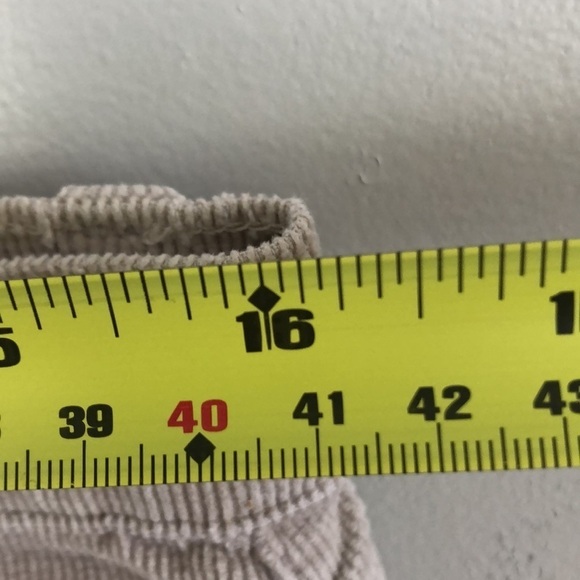 Corduroy  Oat Fringe Flare Midi Skirt Sz 12 - Picture 7 of 12